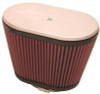 K&N Universal Air Filter-Dual Flange Oval Style 2.25in Flange ID x 9in OS L x 5.5in OS W x 6.25in H