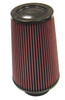 K&N Cone Filter 3.375in ID 6in Base 4.5in Top 9in Height Carbon Fiber