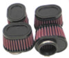 K&N Filter Universal Rubber Filter Oval Tapered 4in Base O/S L x 3.5in Top O/S L x 2.75in H