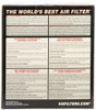 K&N Universal Air Filter - Round Tapered 4in Flange ID / 5.375in Base OD / 4in Top OD / 5.5in H