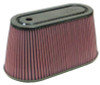 K&N Unique Universal Air Filter 3.5in Flange ID / 3.5in Flange OD / 6in Height