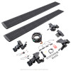 Go Rhino E-BOARD E1 Electric Running Boards for 2008-2016 Ford F-250/350 Super Duty Crew Cab, Textured Black - Part #20417687T