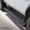 Go Rhino E-BOARD E1 Electric Running Boards for 2018-2026 Jeep Wrangler, Textured Black - Part #20492752PC