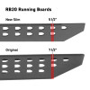 Go Rhino RB20 Running Boards for 80in Length, Textured Black - Part #69400080SPC