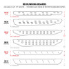 Go Rhino RB10 Running Boards for 87in Length, Textured Black - Part #630087PC