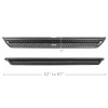 Go Rhino Dominator Extreme D1 SideSteps for 87in Length, Textured Black - Part #D10087T