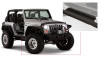 Bushwacker 07-18 Jeep Wrangler Trail Armor Rocker Panel and Sill Plate Cover - Black