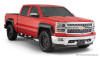 Bushwacker 15-18 Chevy Silverado 2500 HD Fleetside Extend-A-Fender Style Flares 4pc - Black