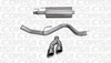 Corsa 14836 Sport Polished Twin 4.0" Single Side Cat-Back for 2015-2024 Ford F-150 EcoBoost Super Crew 2.7L Turbo