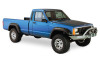 Bushwacker 84-01 Jeep Cherokee Cutout Style Flares 4pc Fits 2-Door Sport Utility Only - Black