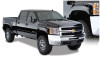 Bushwacker 07-13 Chevy Silverado 1500 Fleetside Cutout Style Flares 4pc 78.7/97.6in Bed - Black