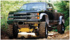 Bushwacker 88-99 Chevy C1500 Cutout Style Flares 2pc - Black