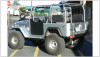 Bushwacker 65-84 Toyota Land Cruiser Cutout Style Flares 2pc - Black