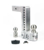 Weigh Safe 10in Drop Hitch w/Built-in Scale & 2.5in Shank (10K/18.5K GTWR) - Aluminum