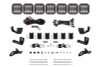 Diode Dynamics Prinsu/Sherpa Roof Racks- SS5 7-Pod CrossLink Mounting Kit - Sport White Combo