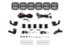 Diode Dynamics Prinsu/Sherpa Roof Racks SS5 6-Pod CrossLink Mounting Kit - Pro White Combo