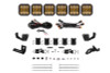 Diode Dynamics Prinsu/Sherpa Roof Racks SS5 6-Pod CrossLink Mounting Kit - Sport Yellow Combo