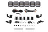 Diode Dynamics Prinsu/Sherpa Roof Racks SS5 6-Pod CrossLink Mounting Kit - Sport White Combo