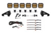 Diode Dynamics 20-Present Polaris RZR SS5 Sport CrossLink Roof - Yellow Combo Lightbar Kit