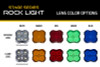 Diode Dynamics Stage Series Rock Lights - Red Clear Lens