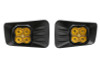 Diode Dynamics SS3 Type CH LED Fog Light Kit Pro - Yellow SAE Fog