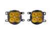 Diode Dynamics SS3 Type CGX LED Fog Light Kit Sport - Yellow SAE Fog