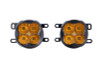 Diode Dynamics SS3 Type CGX LED Fog Light Kit Max - Yellow SAE Fog