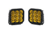 Diode Dynamics SS5 LED Pod Sport - Yellow Spot (Pair)