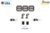 Diode Dynamics SS5 Pro Universal CrossLink 3-Pod Lightbar - Yellow Combo