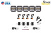 Diode Dynamics SS5 Pro Universal CrossLink 5-Pod Lightbar - White Combo