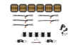 Diode Dynamics SS5 Pro Universal CrossLink 6-Pod Lightbar - Yellow Combo