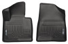 Husky Liners WeatherBeater Front Row Floor Liners, Black for 2013-2015 Hyundai Sante Fe GLS/Limited - Part #13861
