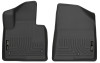 Husky Liners WeatherBeater Front Row Floor Liners, Black for 2013-2015 Hyundai Sante Fe GLS/Limited - Part #13861