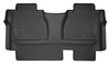 Husky Liners WeatherBeater 2nd Row Seating Floor Liners, Black for 2014-2015 Toyota Tundra Double Cab Pickup - Part #19561