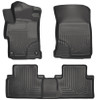 Husky Liners WeatherBeater Front & 2nd Row Seating Floor Liners, Black for 2014-2015 Honda Civic Sedan - Part #99441