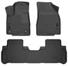 Husky Liners WeatherBeater Front & 2nd Row Seating Floor Liners, Black for 2014-2019 Toyota Highlander - Part #99601