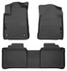 Husky Liners WeatherBeater Front & 2nd Row Seating Floor Liners, Black for 2013-2014 Toyota Avalon Electric/Gas - Part #98501