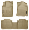 Husky Liners WeatherBeater Front & 2nd Row Seating Floor Liners, Tan for 2010-2013 Lexus RX350/RX450h - Part #99553