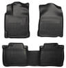 Husky Liners WeatherBeater Front & 2nd Row Seating Floor Liners, Black for 2010-2013 Lexus RX350/RX450h - Part #99551