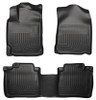 Husky Liners WeatherBeater Combo Floor Liners, Black for 2012-2017 Toyota Camry - Part #98901