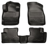 Husky Liners WeatherBeater Combo Floor Liners, Black for 2010-2012 Mazda 3 - Part #98631