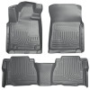 Husky Liners WeatherBeater Combo Floor Liners, Gray for 2007-2011 Toyota Tundra Double/CrewMax Cab - Part #98582
