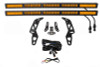 Diode Dynamics 2018-2025 Jeep JL Wrangler/Gladiator SS30 Bumper Bracket Kit - Amber Combo Dual