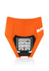 Acerbis 17-19 KTM EXC-F250-500/ XC-W150-300/ XC-W250/300tpi Headlight- VSL - 16 Orange