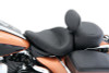 Mustang Motorcycle 83-21 Harley Davidson Electra Glide,Rd King Police Standard Touring Passenger Seat Textured - Black