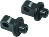 Kuryakyn Splined Peg Adapter Harley-Davidson Male Mount Black