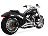 Vance & Hines Harley Davidson Fatboy/Brkout 2018-2022 Br 2-2 Chrome PCX Full System Exhaust product photo