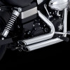 Vance & Hines Harley Davidson Dyna 12-17 Shortshots Staggered Chrome PCX Full System Exhaust