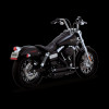 Vance & Hines Harley Davidson Dyna 12-17 Shortshots Staggered Black PCX Full System Exhaust