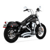 Vance & Hines Harley Davidson Dyna 06-17 Big Radius 2-2 Chrome PCX Full System Exhaust